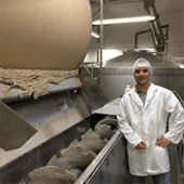 photo of jean francois hupe inside new production plant